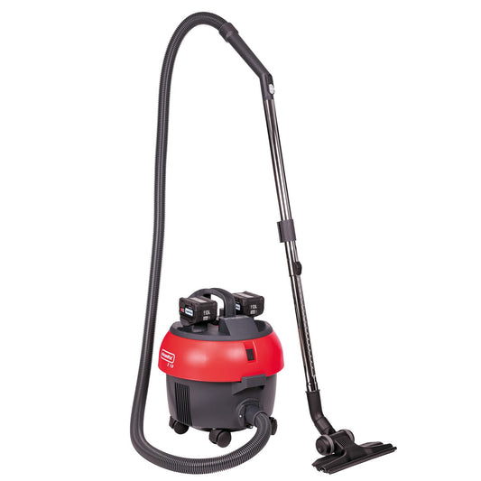 Metabo CAS S10 Plus Accustofzuiger, draadloos en krachtig, industriële stofzuiger en commerciële stofzuiger voor gebruik en huishouden, Made in Switzerland