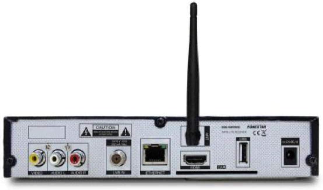 Fonestar – HD satellietontvanger (Full HD, WiFi, ethernet) zwart