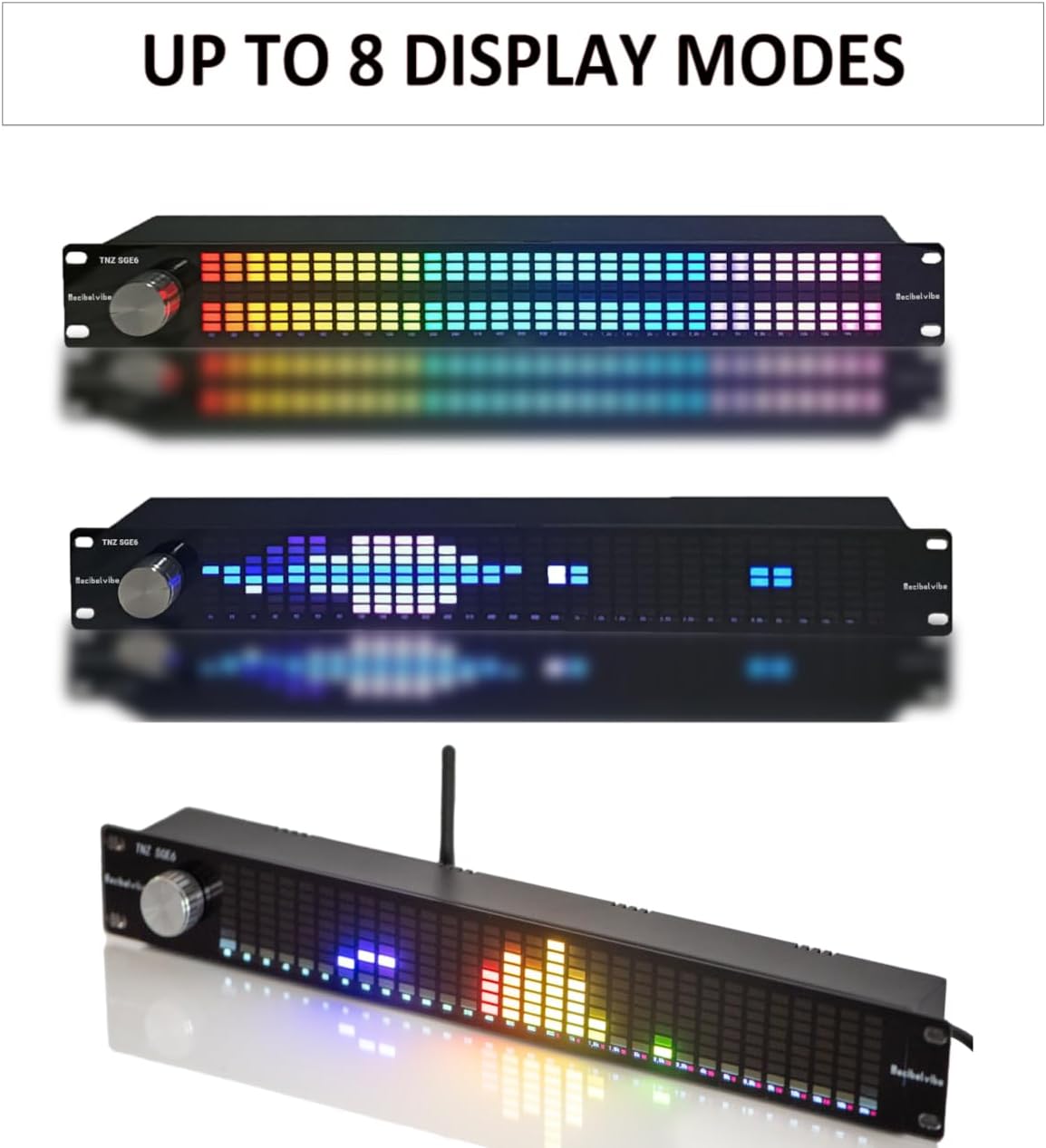 Stereo Equalizer – Grafische Equalizer – Audio Equalizer – Voorversterker – DSP Equalizer – 31-Bands – RCA/3,5 mm, Bluetooth 5.0 & USB