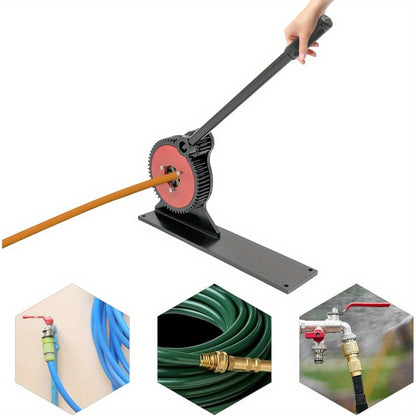 Buizenbuiger – Pijpenbuiger – Slangpers – Buigtool – Hydraulische Pers – Handmatig – 6 Persbekken – Gietijzer – 6-32 mm Buisdiameter – Compact & Duurzaam