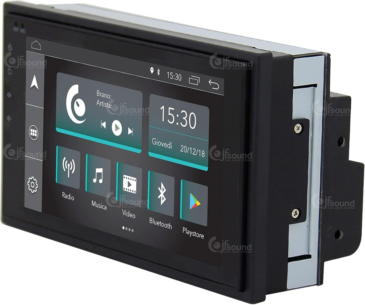 Specifieke autoradio Slim 2din universales Android GPS Bluetooth WiFi USB DAB+ Touchscreen 9" 4core Carplay AndroidAuto