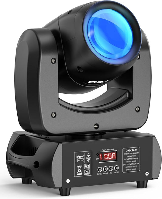 Movinghead – Moving Head Spot – Moving Head Licht – Podiumverlichting – DJ Verlichting – 100W RGBW LED – 18 Prismalens & DMX 11/13CH