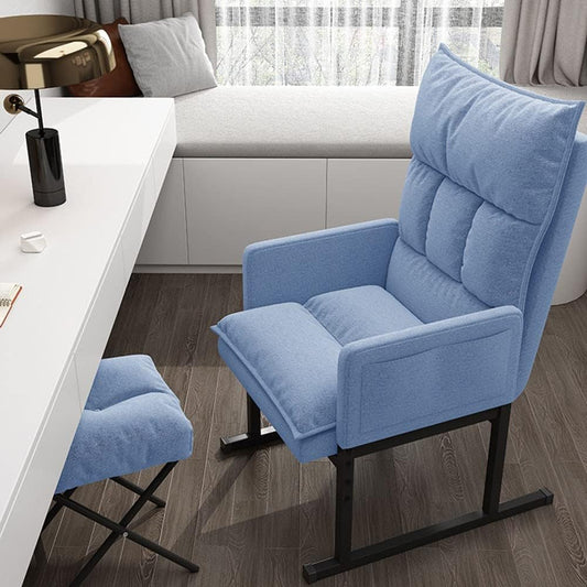 Armchair Chair,Armchair Chair Stool Modern Upholstered Lounge Chair, Casual Chair Footstool, Featured Armchair, Family Office, Living Room, Bedroom Leisure Chair