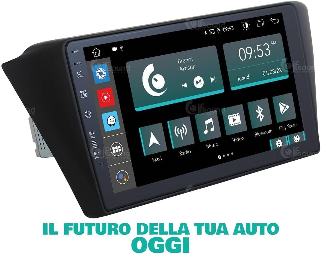 Autoradio Skoda Fabia – Multimedia Systeem – Navigatie – Bluetooth Radio – Touchscreen – 9 Inch – 8-Core Processor – CarPlay & Android Auto