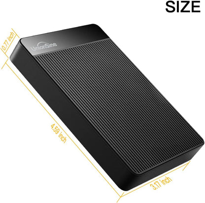 UnionSine HD2510 Externe harde schijf, draagbaar, 4 TB, USB 3.0, compatibel met pc, Mac, laptop, Xbox, Xbox One, PS4, zwart