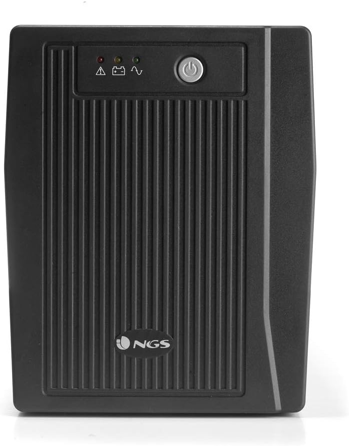 NGS FORTRESS2000V2 - Ononderbroken UPS-Voeding, Offline UPS van 1500 VA, Constante Uitgangsspanning van 900 W voor 4 Schuko-stekkers