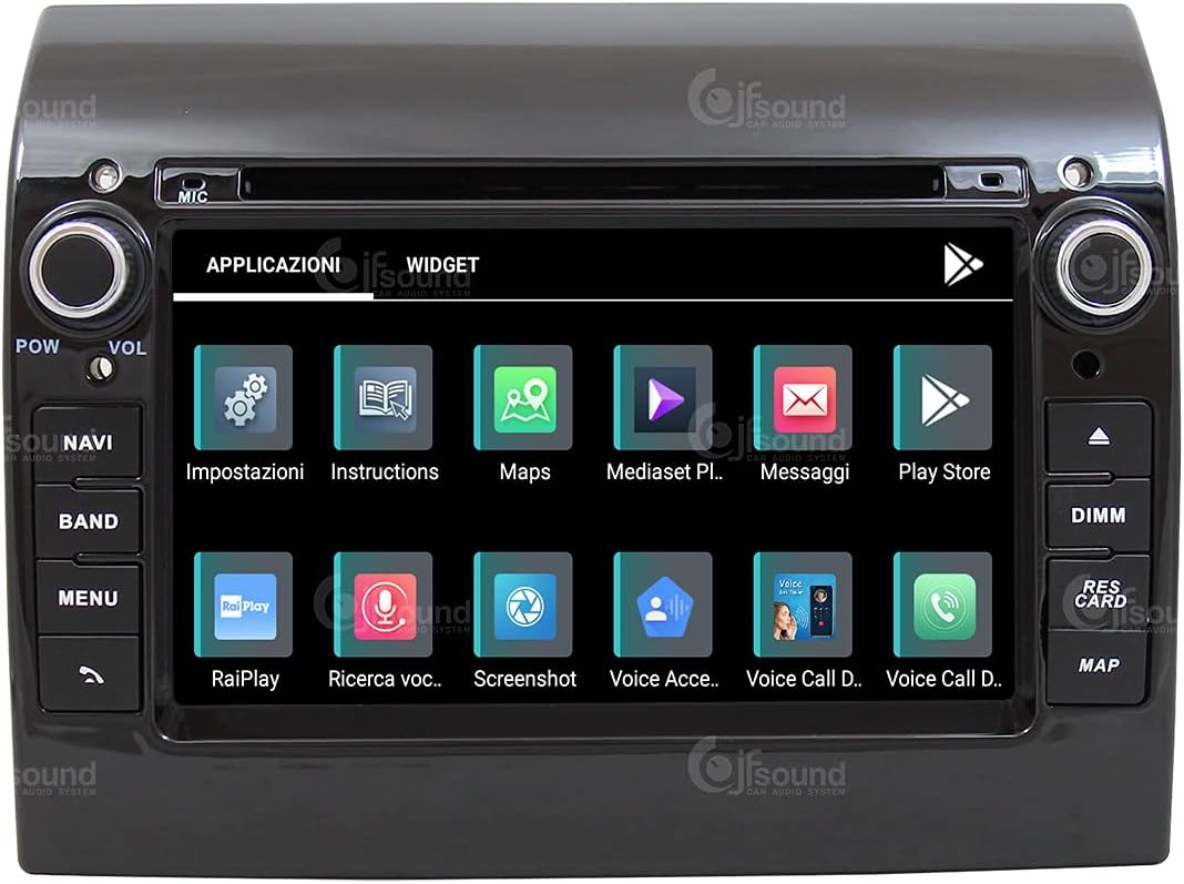 Specifieke autoradio voor Fiat Ducato 290 Android GPS Bluetooth WiFi USB DAB+ Touchscreen 7" 8core Carplay AndroidAuto