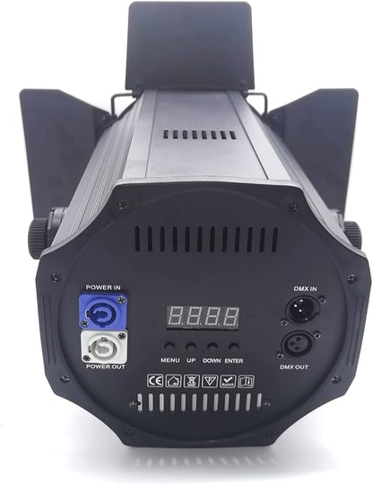 LED Zoom Par Light – LED Stage Light – DJ Verlichting – Podiumlamp – Par Can – 200W COB LED – Instelbare Zoom 5-50° – Warm & Koel Wit 3200K-7500K – Vloeiend Dimbaar – DMX RGB Strobe