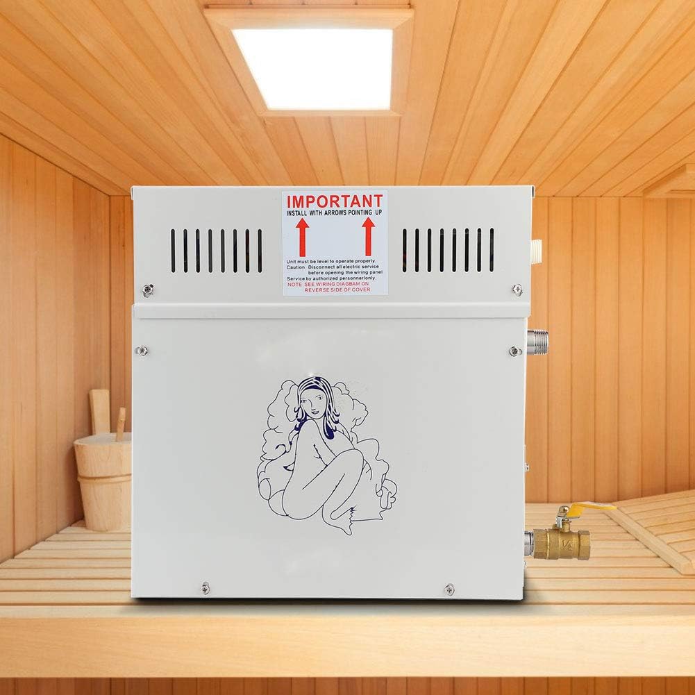Naroote Linxiaojix Badstoomgenerator, 4,5KW 220V stoomgenerator Douchesauna Stoombadverwarmer voor thuissauna SPA