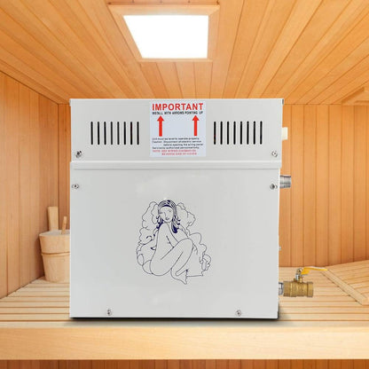 Naroote Linxiaojix Badstoomgenerator, 4,5KW 220V stoomgenerator Douchesauna Stoombadverwarmer voor thuissauna SPA