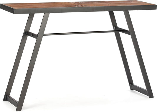 Console 120 x 35 x 77 cm, Madera/Metal
