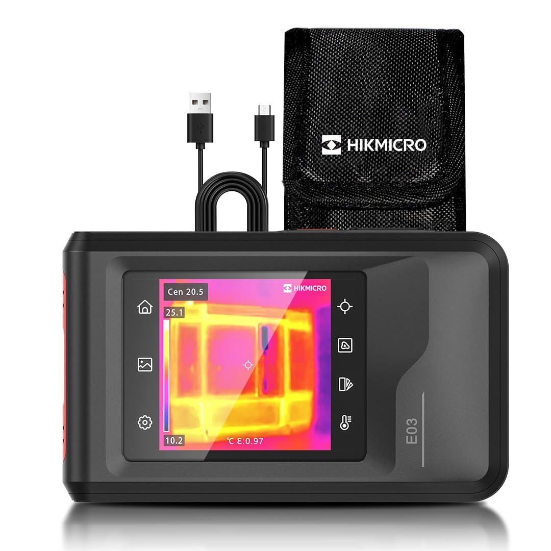 Compacte Warmtebeeldcamera – Thermische Camera – Infraroodcamera – Warmtebeeldviewer – Thermografische Camera – SuperIR 240x240 Resolutie – 3,5 Inch Touchscreen