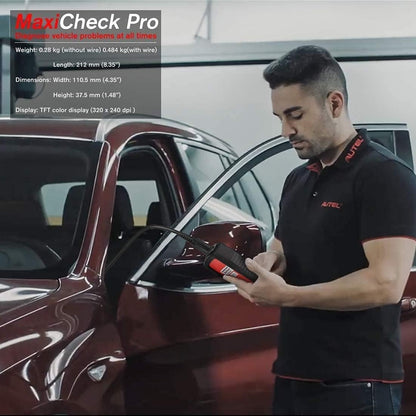 Autel MaxiCheck Pro OBD2 Scanner Voor ABS Rembloeding, Oliereset, SRS, SAS, EPB, BMS, DPF Voor Specifieke voertuigen, NIET Universeel