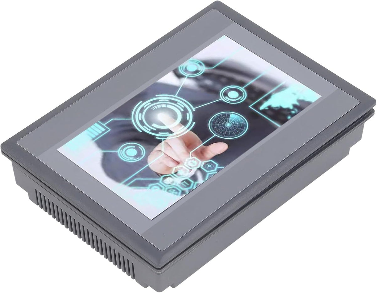 PLC Touchscreen HMI-displaypaneel 7 Inch TFT LCD 800x480 IP65 ARM9-processor 12 Ingangen 8 Uitgangen Compatibel Met Standaard PLC-modellen