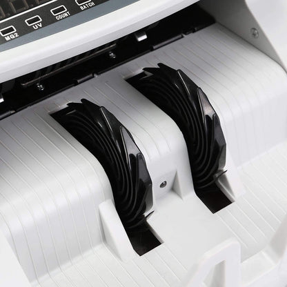 Professionele bankbiljettenteller – Biljettenteller – Geldteller – Geldtelmachine – Bankbiljetten Teller – Dubbel 4-cijferig LED-display – UV/MG Valsgelddetectie