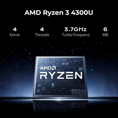 Laptop A-MD Ryzen 4300U Processor (Up to 3.7 GHz), 16GB RAM 512GB SSD, 15.6" 1920 * 1080 IPS FHD - Perfect for Students & Professionals, BT5.0, 3x USB 3.2, HDMI, Type-C