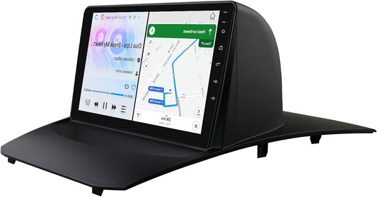 Hizpo Android 13 Car Radio Stereo for Ford Fiesta 2009-2017, 4 + 32 GB GPS Navigation Display, 9 Inch QLED Touch Screen with Carplay Bluetooth WiFi SWC DSP RDS USB - QUORE