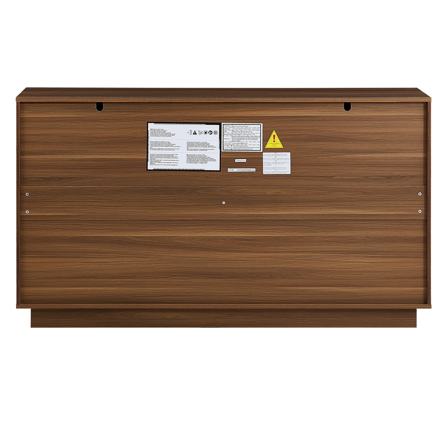 Dressoirkast – Sideboard – Buffetkast – Opbergkast – Kast – Zwart – 150x40x85 cm – MDF – 2 Lades & 4 Deuren – Ruime Opbergruimte