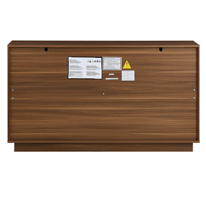 Dressoirkast – Sideboard – Buffetkast – Opbergkast – Kast – Zwart – 150x40x85 cm – MDF – 2 Lades & 4 Deuren – Ruime Opbergruimte