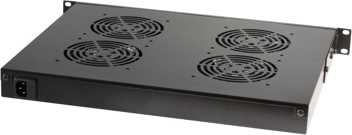 4 Fan Unit for Rack 19" Zwart