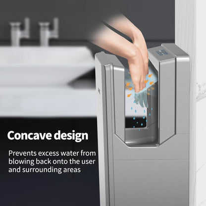 Elektrische Handdroger – Handendroger – Luchtblazer – Droogmachine – Wandhanddroger – 1850W Krachtige Motor – Ingebouwd HEPA-Filter voor Hygiëne
