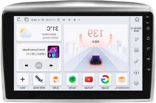 Android 13 Car Radio for Lancia Ypsilon 2006-2011 with Wireless Carplay Android Car 8-Core 4G 32G QLED Screen WiFi Navigation Bluetooth 5.0 - QUORE