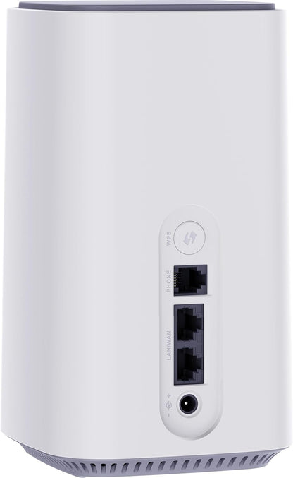5G router met SIM WIFI 6 AX3000 3-poorts WAN/2.5Gbps LAN 5G NR TDD Max.4.61Gbps(s DL)/1.25Gbps(s) UL Dual Band Modem 2.4GHz 5.0GHz 802.11 a/b/g/n/ac/ax