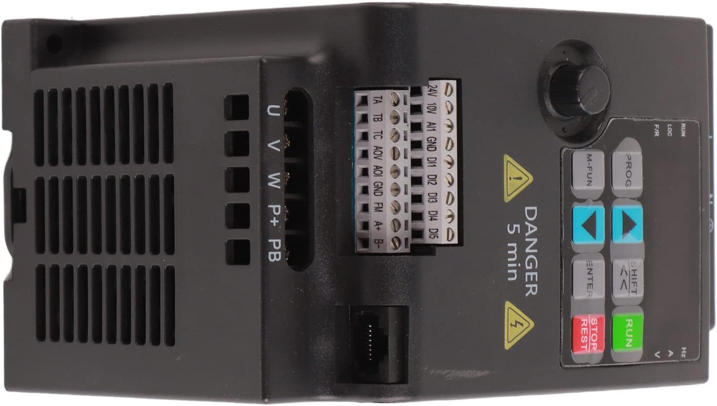 SKI780 Mini VFD 220 V / 380 V omvormer carico Convertitore di frequenza variabele omvormer monofase/trifase CA per motor trifase 0,75/1,5/2,2 kW (220VAC 2,2kW)