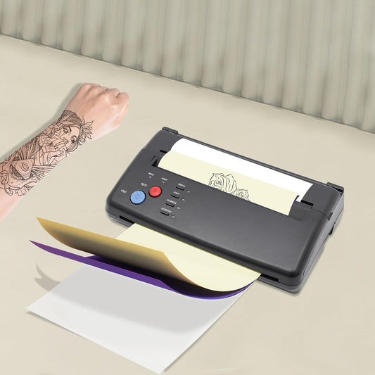 Thermische Transferprinter – Tattoo Printer – Stencil Maker – Transfermachine – DIY Printer – Hoge Resolutie 21 cm Scanbreedte – Duurzaam ABS Nylon Lood