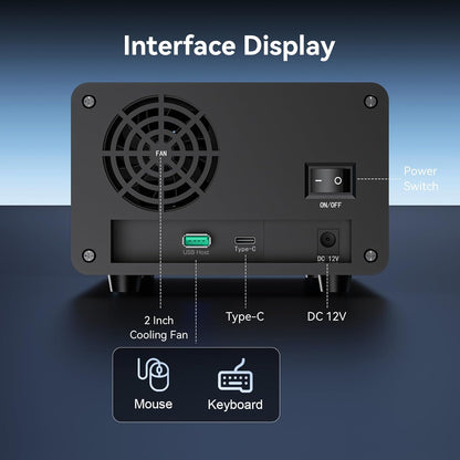 M.2 NVMe Enclosure 6 bay