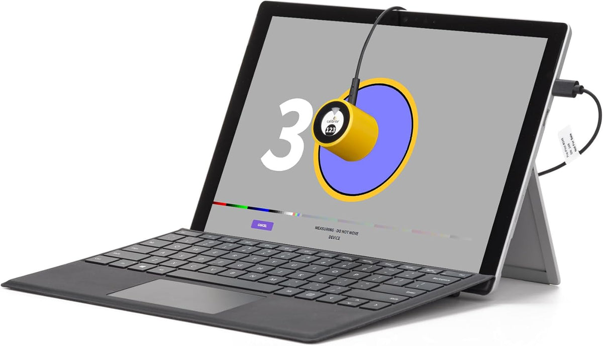 Calibrite Display 123 - Gebruiksvriendelijk monitorkalibratietool voor nauwkeurige kleuren bij opstellingen met één of twee schermen