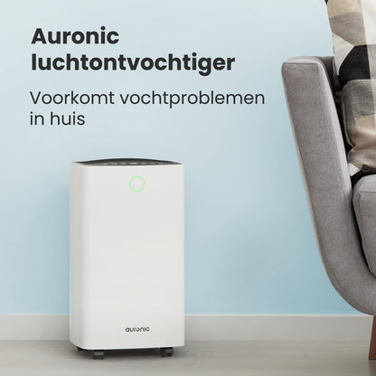 Luchtontvochtiger – Ontvochtiger – Vochtvreter – Air Dryer – Vochtabsorbeerder – Compact – Verwijdert 12L Vocht Per Dag – Was-Droogfunctie Voor Snelle Wasdroging