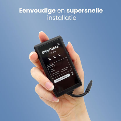 400 GPS-tracker | Ingebouwde tracker | Levenslang gratis tracking | Tracker voor auto | Peilzender | Werkt zonder abonnement