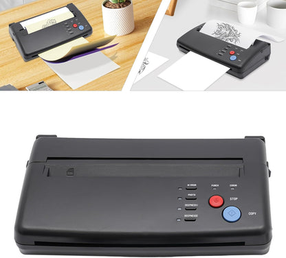 Thermische Transferprinter – Tattoo Printer – Stencil Maker – Transfermachine – DIY Printer – Hoge Resolutie 21 cm Scanbreedte – Duurzaam ABS Nylon Lood