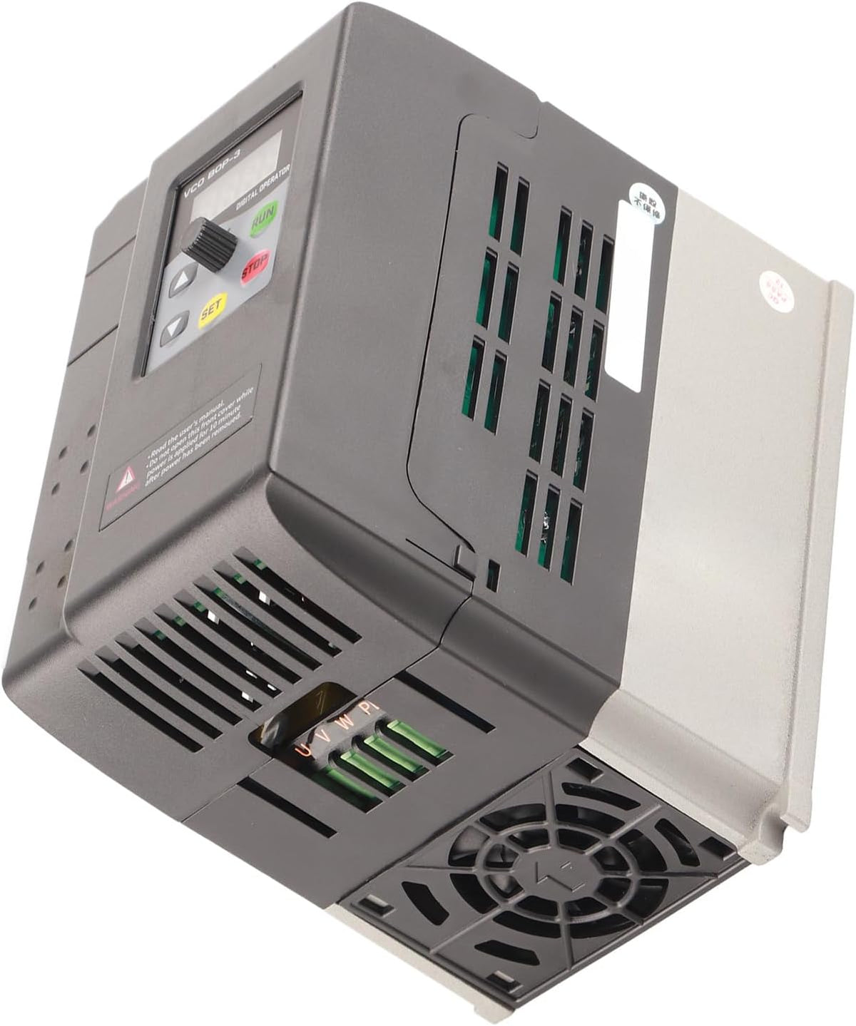 AC 220-240V Variabele frequentieomvormer, enkelfasige ingang 3 fase-uitgang VFD Vector Motor Control Inverter, Low Noise Motor Governor voor Motor Speed Control 2.2kw