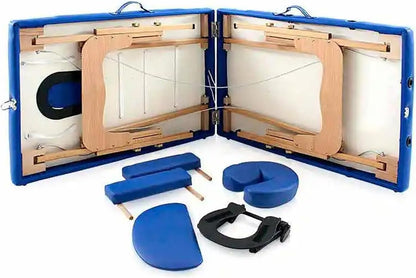 Massagetafel – Massagebank – Behandelbank – Behandeltafel – Fysiotherapiebank – Opvouwbaar En In Hoogte Verstelbaar – 186 x 66 cm – Zwart Kunstleer
