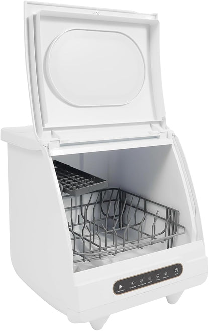Mini Dishwasher with 5 Modes Table Dishwasher 800 W 5 L 55 dB Dishwasher Freestanding for Homes Motorhomes 45 x 45 x 38 cm