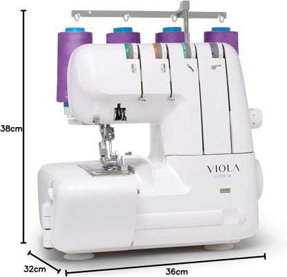 Overlock-naaimachine – Overlockmachine – Lockmachine – Naaimachine – Kettingsteekmachine – Voor Beginners – 12 Steken – Differentieel Transport