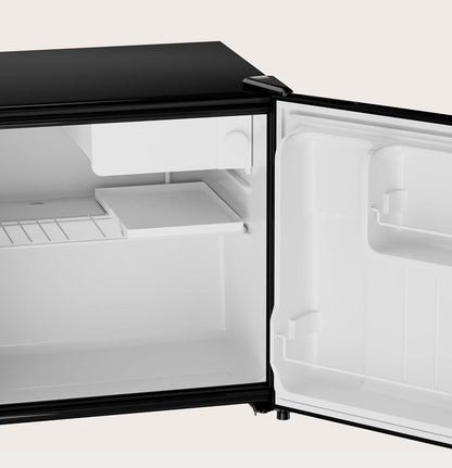Mini-koelkast Zwart – Minikoelkast – Compacte Koelkast – Kleine Koelkast – Tafelkoelkast – 46 Liter Inhoud – 41 dB Stil