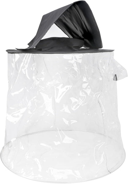 WECAN Professionele regenbescherming voor moving-heads, waterdichte en stofdichte accessoires voor podiumverlichting, transparante regenbescherming voor verticaal hangende podium moving-heads
