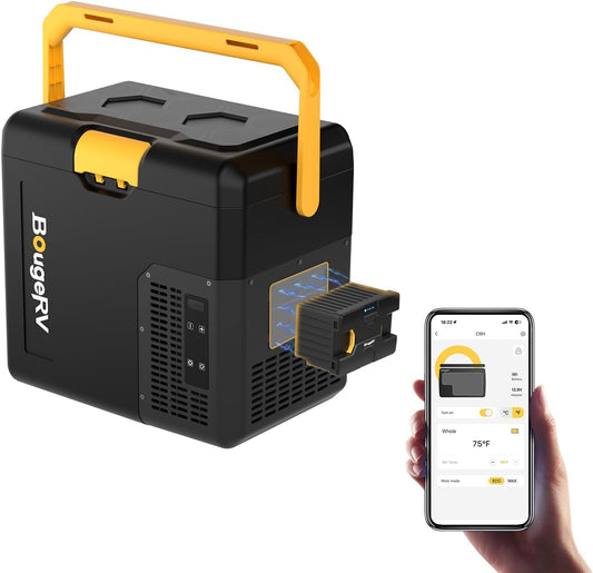 Compressor Koelbox – Draagbare Koelbox – Auto Koelbox – Camping Koelbox – Vriesbox – Instelbare Temperatuur -20°C tot 20°C – 173 Wh Accu Met 8,5 Uur Koeltijd
