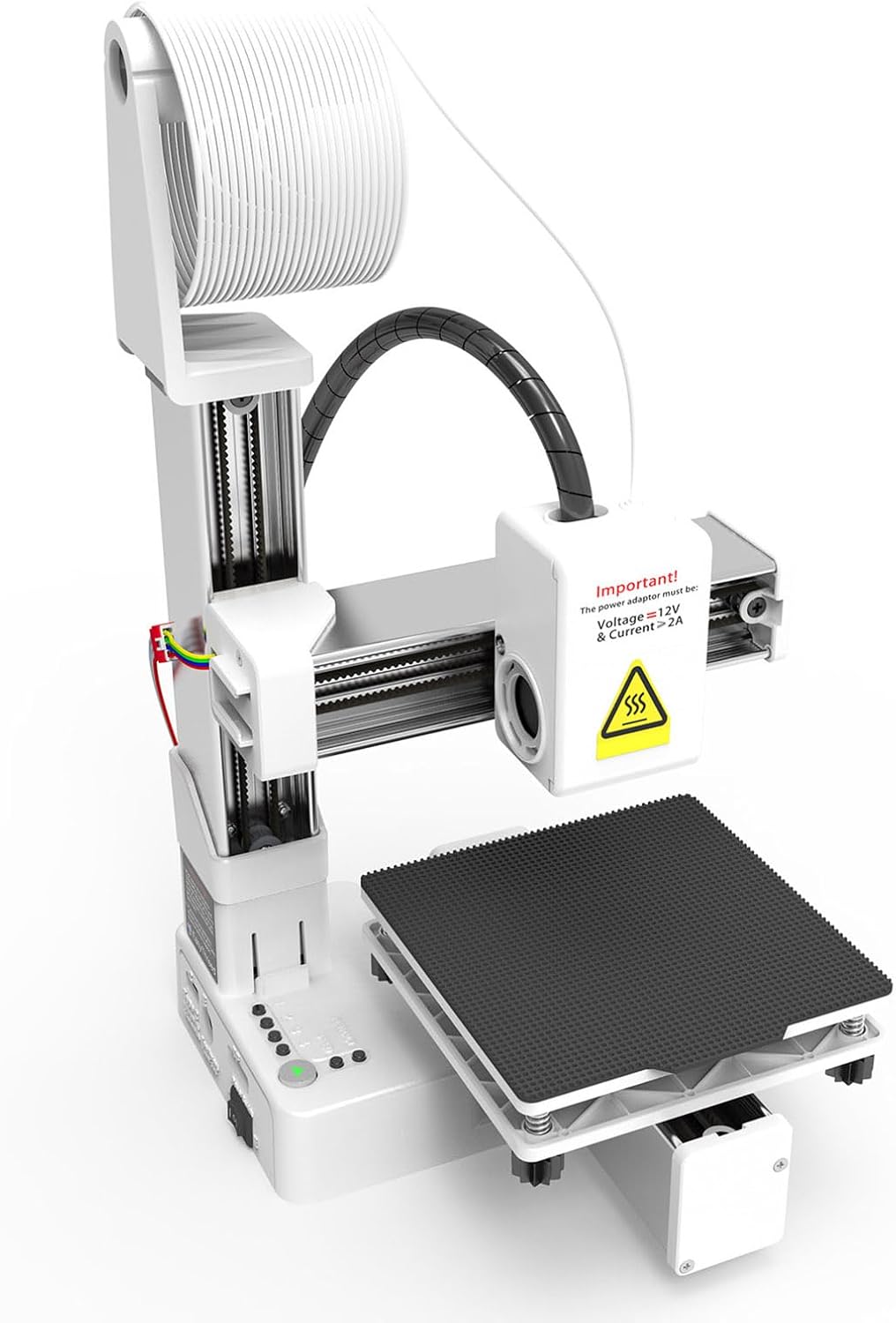 Mini 3D-printer – Desktop 3D-printer – 3D-printapparaat – Creatieve 3D-printer – Compacte 3D-printer – Gebruiksvriendelijk voor beginners – Printvolume 100 x 100 x 100 mm