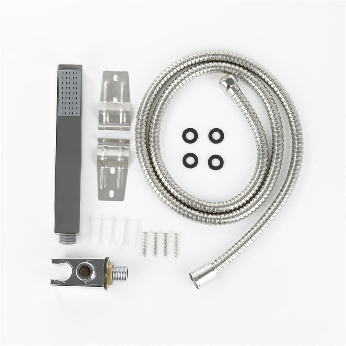 Doucheset – Douchekolom – Regendouche – Handdouche – Thermostaatkraan – Hydromassage – Verstelbare Waterstraal – Wit