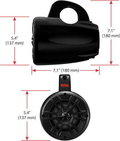 Boss Audio Systems MRWT40 200W zwart luidspreker