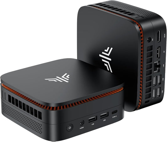 NiPoGi Pinova P1 Mini PC AΜD Ryzen 3300U W11 Pro (4C/4T, MAX. 3,5GHz, beter dan Ν100) 16GB DDR4 RAM (max. 32GB) + 1TB SSD (max. 4 TB) Mini Computer 4K Triple/WiFi 5/BT/LAN Bureau/Opleiding/Multimedia
