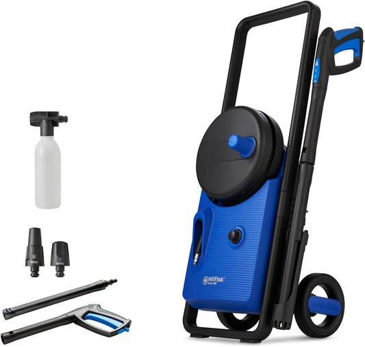 Hogedrukreiniger – Drukreiniger – Waterreiniger – Schoonmaakmachine – Spuitmachine – 140 Bar – PowerControl Handgreep – Schuimspuit Inclusief – 1800 W Motor