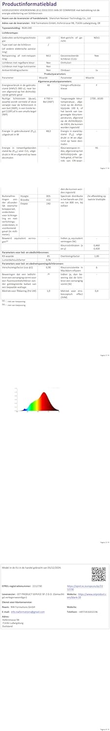 RGB Videolamp Set van 2 – Videolicht – Studiolicht – Fotolicht – Continu Licht – 2x60W, 22.000 Lux @ 0,5 m – 1% Nauwkeurig Dimmen, 360° RGB, 2500K-8500K, CRI97+/TLCI98+