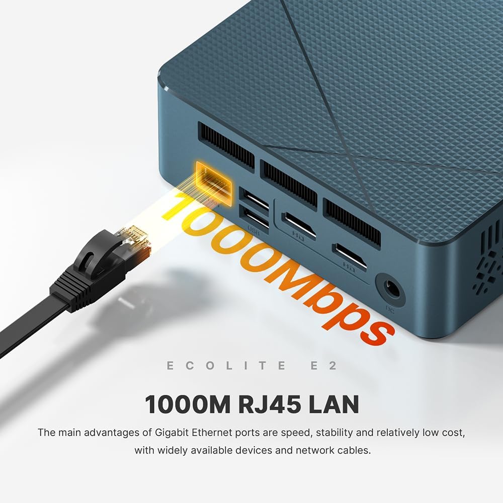 Mini PC – Compact PC – Desktop Computer – Small PC – Werkstation – AMD Ryzen 5 3550H 4C/8T 3,7 GHz – 16 GB DDR4 RAM, 512 GB PCIe NVMe SSD, Triple 4K@60Hz Uitgang