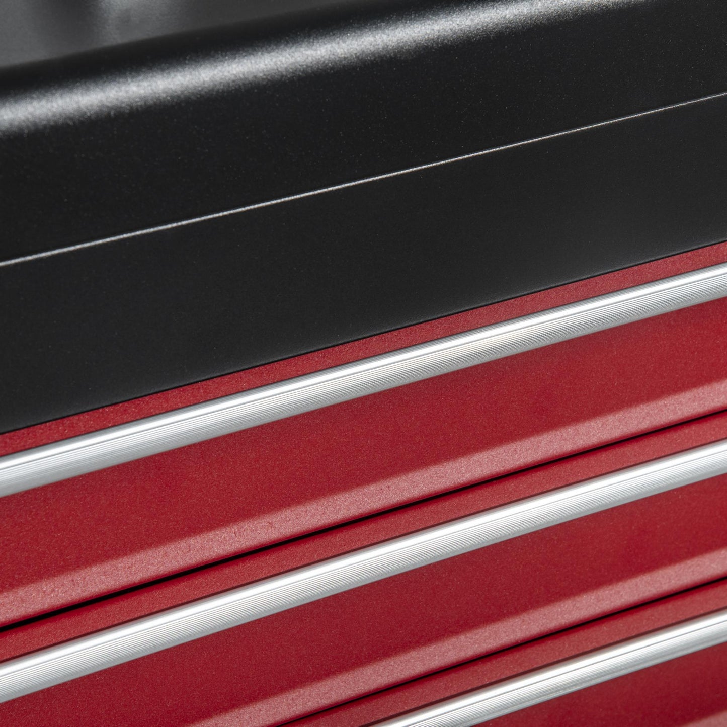 Gereedschapskist – Gereedschapskoffer – Toolbox – Opbergkist – Gereedschapsbox – 3 Laden Met Slot – Stalen Zwarte Kast Met Rood