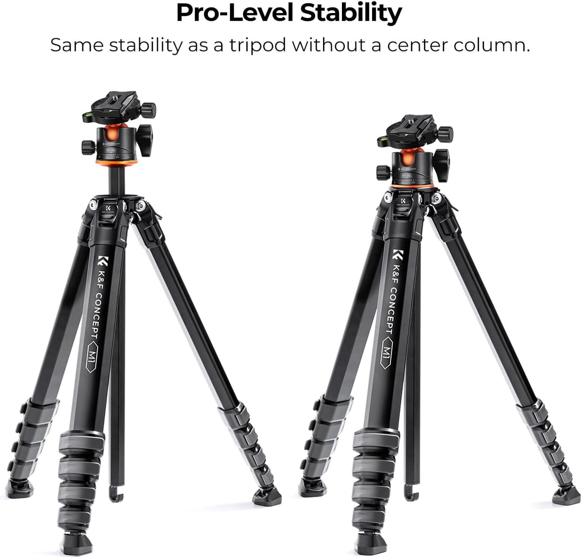 Camerastatief – Fotostatief – Reisstatief – Videostatief – DSLR Statief – Verstelbaar Van 48 Tot 177 Cm – Aluminium Met 15 Kg Draagvermogen